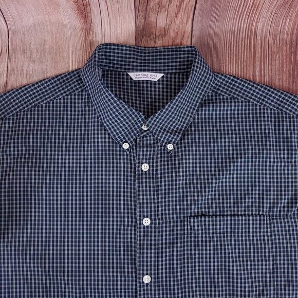 *READ* Clothing Arts Mens Size 2XL P^Cubed Pick Pocket Proof Shirt Travel Navy - Picture 3 of 12